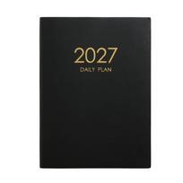 A4 2027 Dienos planuoklis PU Darbotvarkės planuoklis Naujas organizatoriaus sąsiuvinis Biuro planavimas rožinė
