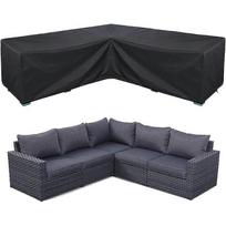 260*192*82cm  Corner Sofa Cover Waterproof Garden Furniture Cover Outdoor Combination Furniture Cover