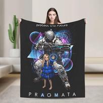 Pragmata Game Blanket Comfortable Throw Blanket Winter Boy Girl Living Room Travel Office Bedspread Size: 75*100cm, Weight: 230 GSM