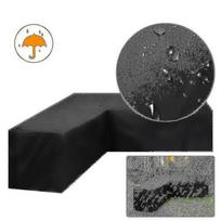 215*215*87cm Corner Sofa Cover Waterproof Garden Furniture Cover Outdoor Combination Furniture Cover