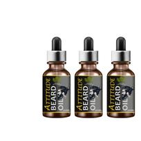 Haria Naturals Attitude Beard Growth Oil, For Men Infused With The Power Of Almond & Tea Tree Extract For Shiny & Healthy Beard Growth 30 ML (Pack