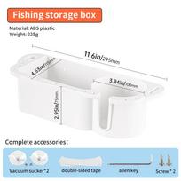 Boat Caddy organizer Can Cup Holder Phone Drink Box Organizer Boat Marine Yacht Pontoon Fishing Cabin Universal Multifunctio balta
