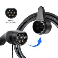 EV Charger Type 2 Plug Holder Wallbox Bracket With Cable Twining Hook  Electric Vehicle Accessories Holder