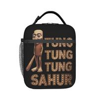 Tung Tung Tung Sahur Insulated Lunch Bags Thermal Bag Reusable,Lunch Container Large Lunch Box Tote Food Storage Bags One Size