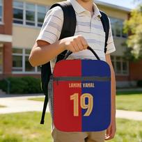 Number 19 Football Lamine Y-Yamal Insulated Lunch Bags Thermal Bag Reusable,Meal Container Portable Tote Lunch Box Bento Pouch One Size
