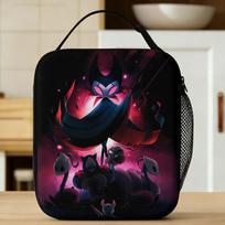 Hollow Knight Video Game Lunch Bag  Picnic Lunch Box For Adult Fashion Thermal Lunch Bags Oxford Portable Zipper Cooler Bag One Size