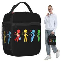 Alan Animation Becker Music Insulated Lunch Bag for Kids School Cooler Thermal Food Box Tote Portable Lunch Boxes Container One Size
