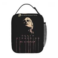 A Hideo Kojima Game Death Stranding Insulated Lunch Bag Large Meal Container Cooler Bag Tote Lunch Box Office Outdoor Girl Boy One Size