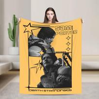 Death Stranding Game Blanket Flannel Spring/Autumn Portable Super Soft Throw Blanket for Sofa Bedroom Bedding Throws Size: 75*100cm, Weight: 230 GSM