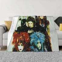 MALICE MIZER - merveilles Era Band Picture (Visual kei J-rock band with Gackt & Mana) Throw Blanket Bed Nap for sofa Blankets Size: 75*100cm, Weight: 230 GSM