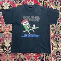 Vintage 90s Graphic T-Shirt, No Job No Problem, Size XL 4XL