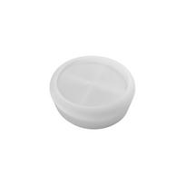 DM1225 Round Storage Tray Candle Bowl Silicone Mold Jar Wax Holder Storage Container Plaster Resin Gypsum Candle Vessel Mould (as the picture,Normal)