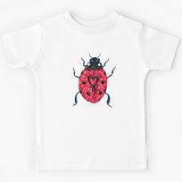 Love Bug, Lady Bug Maximalist Art Kids T-Shirt 170
