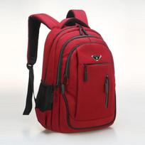 Large 15.6 Inch /17.3 Inch Laptop Backpack USB  Business Bag Oxford Waterproof Rucksack College Daypack  Men Computer SchoolBag 18 inches raudona