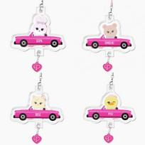 BLACKPINK Character Air Tube Keyring Official BP POPUP Collectible Keychain