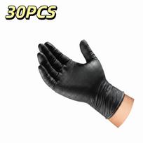 Textured Disposable Gloves Black Color Mechanic Gloves Industrial Gloves  Safety Gloves XL juoda