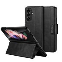For Samsung Galaxy Z Fold7 5G SULADA All-inclusive Magnetic Snap Flip Leather Phone Case For Samsung Galaxy Z Fold7 5G&Opp Bag juoda