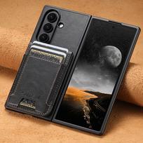 SUTENI for Samsung Z Fold 8 Ultra Phone Case Card Holder Elastic Band Smooth Texture Luxury Faux Leather Stand Galaxy Z Fold 7 6 Opp Bag&For Samsung Galaxy Z Fold 7 juoda