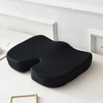 Ergonomic Comfort Memory Foam Seat Cushion for Car Office Long Car Trips Desk Sitting Product Lumbar Pillows Seat Cushions 17.5"L x 14"W x 2.95"H
