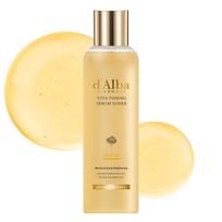 dAlba Official Vita Toning Serum Toner 180ml - Whitening Vitamin Mousse Water 11.76 Glutathione Lotion Moisture Retention Low Irritation Skin Texture