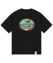 Graver Ordinary [Odnr-Unisex] Vintage Sunshine Short Sleeve T-Shirt_Black Black/S