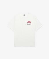 Supra Mountain Sunset Short Sleeve T-Shirt (White) Kad/Xl