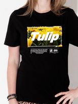 Doldol Loving-Flower_T_13 Loving Flower Spring Tulip Graphic Design T-Shirt White/L