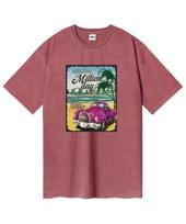 Million Day Million Relax Pigment Short Sleeve T-Shirt Dust Pink/Xl