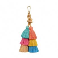 Bohemia Bohemia Tassel Keychain Trendy Gradient Colors Key Ring  Bag Charms style 1