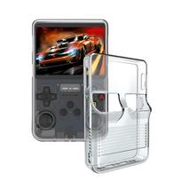 Clear Case for R36S Retro Handheld Game Console 2025 New Thin Slim Lightweight Scratch Proof Durable Protection TPU Cover skaidri