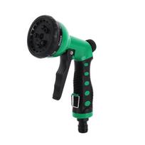 8-Function Multi-Purpose Garden Sprayer Plastic Water Irrigation Gun for Efficient Gardening Export Quality žalia
