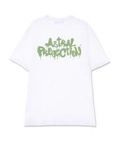 Astral Projection Brush Graffiti Lettering Logo Supima Cotton Round Neck Short Sleeve T-Shirt_White L