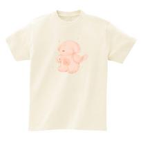 Awesome Us Twinkle Pink Puppy T-Shirts_4Color White/L