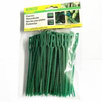 20/50/100Pcs 5.12-inch Green Garden Cable Ties are reusable garden ties used for decorating outdoor gardens, potted plants, and as holiday gifts. 20pc žalia