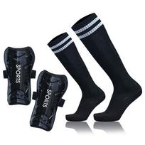Lace-up Knee-length Soccer Socks and Soccer Shin Guards shin guards