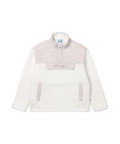 Ucla Men'S Polar Fleece Boa Woven Contrast Half-Zip [Cream](Uzbltb3_21) Cream(21)/Xl.