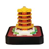 3D Memo Pad Desk Calander Custom Logo Tower Building Sakura Christmas Tree Carousel Note Pad Birthday Novelty Gifts Home Decor (as the picture,S)