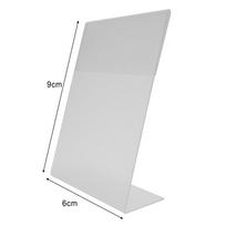 Photos Display Stand Tickets Transparent 7.5x11cm Business Cards 6x9cm
