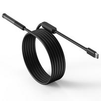 TypeC endoskopo tikrinimo boreskopinė kamera 7,9 mm įmontuota reguliuojama LED lemputė IP67, atspari vandeniui Single Lens juoda