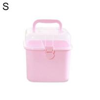 Medicine Box 2 Layer Emergency First Aid Kit Storage Box Container Organizer S