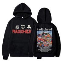 Radiohead Vintažinis Spaudinys Gobtuvas Hip Hop Roko Grupė Hail To The Thief Muzikinis Albumas Vyriški Džemperiai Gatvės Apranga Sportinis Kostiumas Oversize S