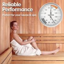 1 Pc Dial Hanging Household Sauna Hygrometer Thermometer for Room Temperature Testing Sauna Thermometer Hygrometer 1 pc