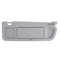Sun Visor Grey Stylish Look Sun Shielding Visor Mirror with Makeup Mirror for Civic 2006 to 2011