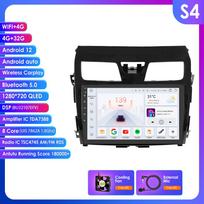 Hizpo Intelligent 10.1  Android 14 Wireless Carplay for Nissan ALTIMA TEANA 3 2013 - 2018 2din Car Multimedia Player GPS Navi Stereo RDS BT DSP 4G S4 8Core 4G 32G
