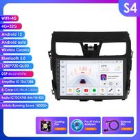 Hizpo Intelligent 10.1  Android 14 Wireless Carplay for Nissan ALTIMA TEANA 3 2013 - 2018 2din Car Multimedia Player GPS Navi Stereo RDS BT DSP 4G S4 8Core 4G 32G AI