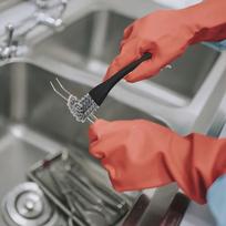 2025 Daily Jewelry Scratches Functional Kitchen Stove Cleaning Brush Corner Cleaning Brush Barbecue Rack Cleaning Small Brush One Size