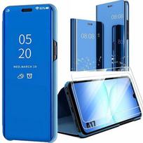 Protective Case - BOOLING - for Samsung Galaxy A17 4G/5G - Shockproof Mirror Effect Blue - 2 Screens mėlyna