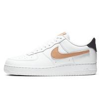 Nike Air Force 1 Low Removable Swoosh Pack White Vachetta Tan Sneakers CT2253-100 38.5