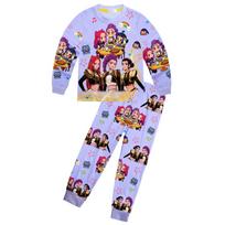 Kids Girls POP Rumi Zoey Mira Print Long Sleeves T-Shirt Top Pants Trousers Pajamas Sleeping Sleepwear Sets 110cm