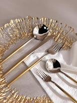 BELLELIFE Lucia Auksiniai stalo įrankiai 9 stiliai 03. long teaspoon (1,000 won)